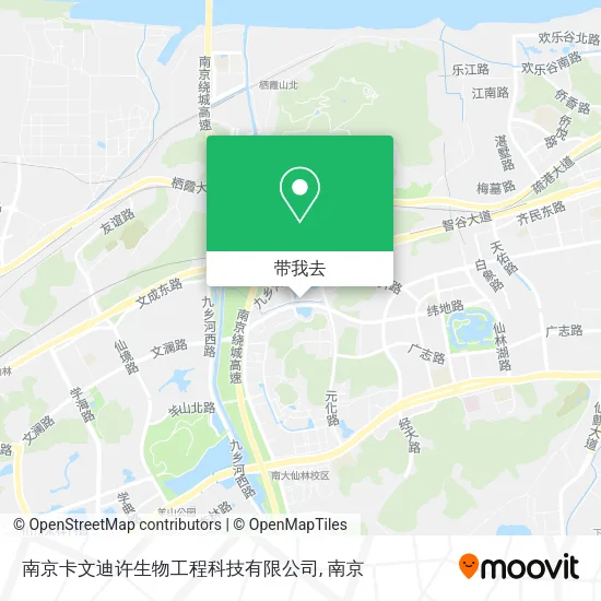 南京卡文迪许生物工程科技有限公司地图