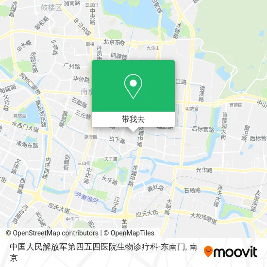 中国人民解放军第四五四医院生物诊疗科-东南门地图