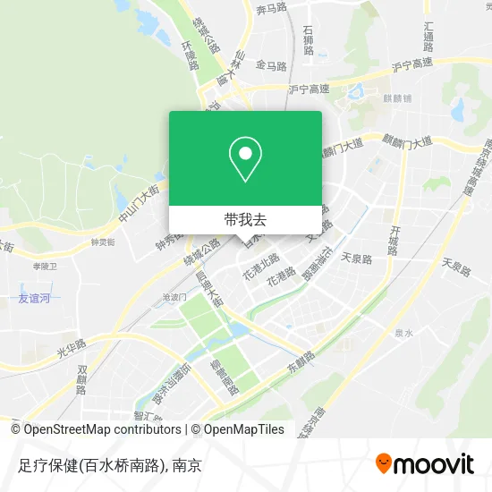 足疗保健(百水桥南路)地图