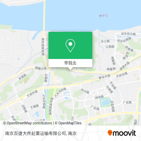 南京百捷大件起重运输有限公司地图