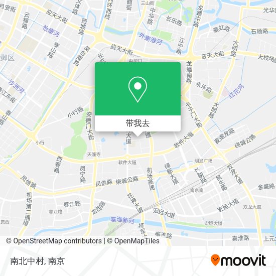 南北中村地图