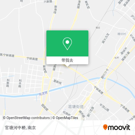 官塘河中桥地图