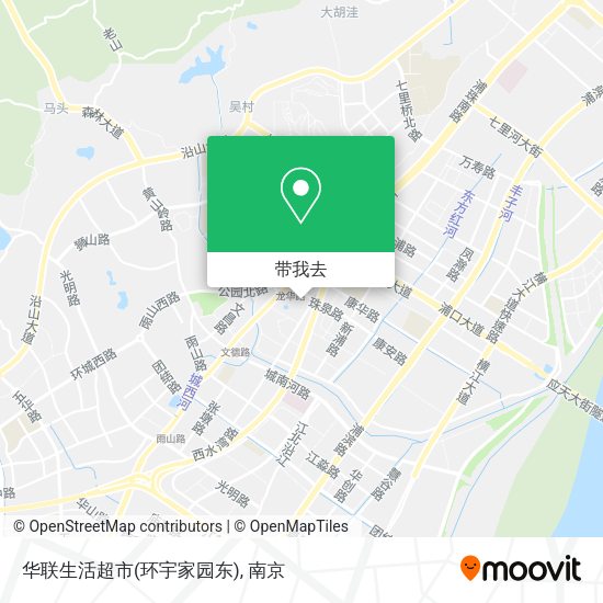 华联生活超市(环宇家园东)地图