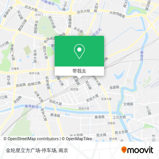 金轮星立方广场-停车场地图