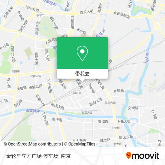 金轮星立方广场-停车场地图