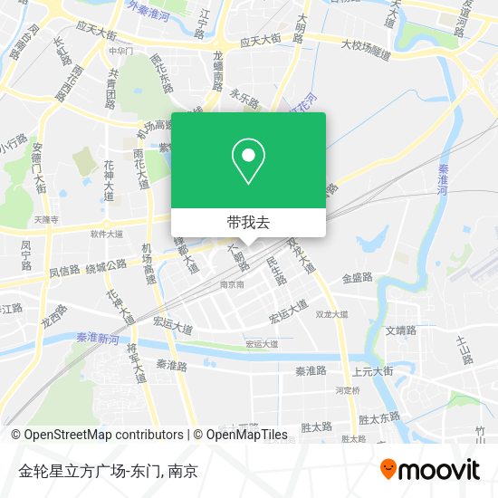 金轮星立方广场-东门地图