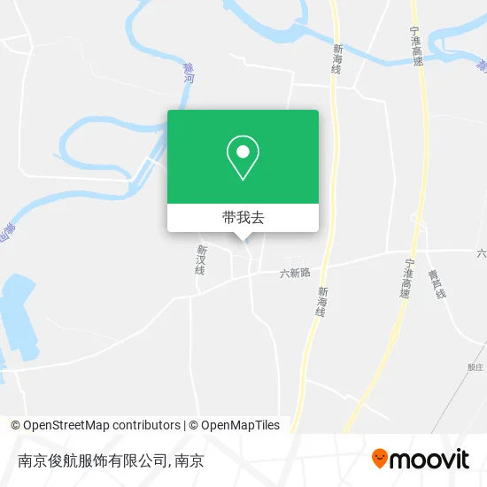 南京俊航服饰有限公司地图