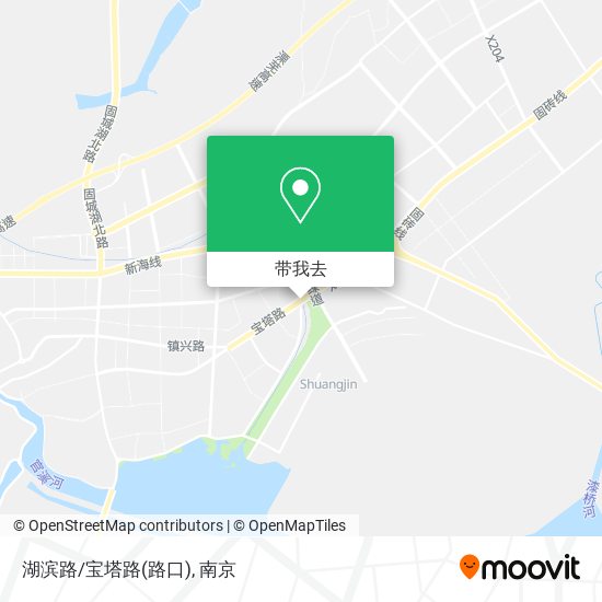 湖滨路/宝塔路(路口)地图