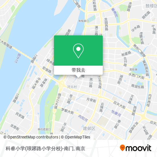 科睿小学(琅琊路小学分校)-南门地图