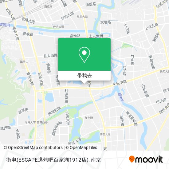 街电(ESCAPE逃烤吧百家湖1912店)地图