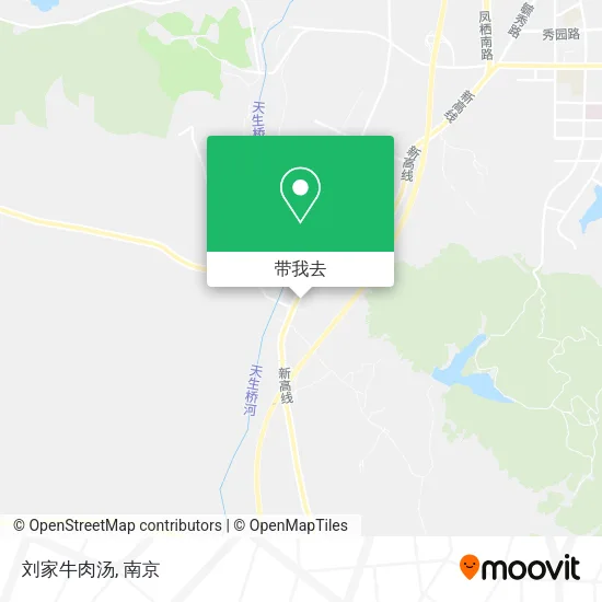 刘家牛肉汤地图