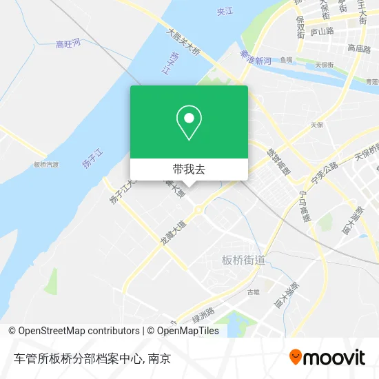 车管所板桥分部档案中心地图