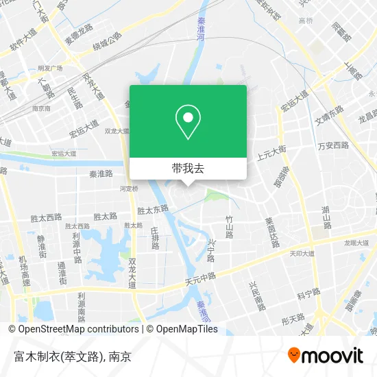 富木制衣(萃文路)地图