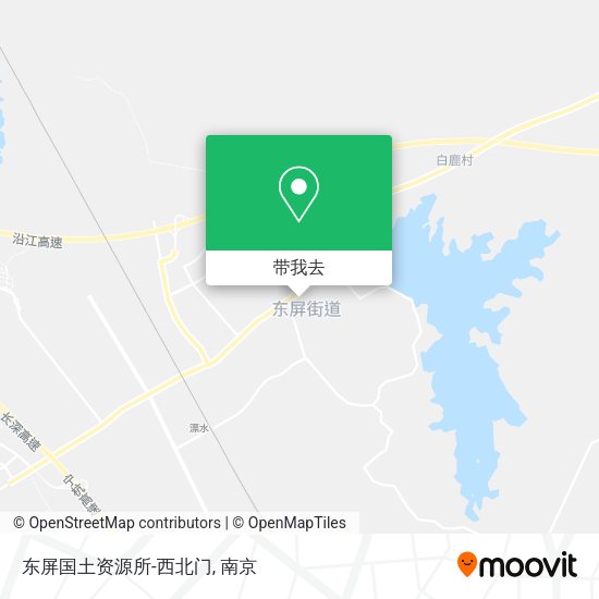 东屏国土资源所-西北门地图