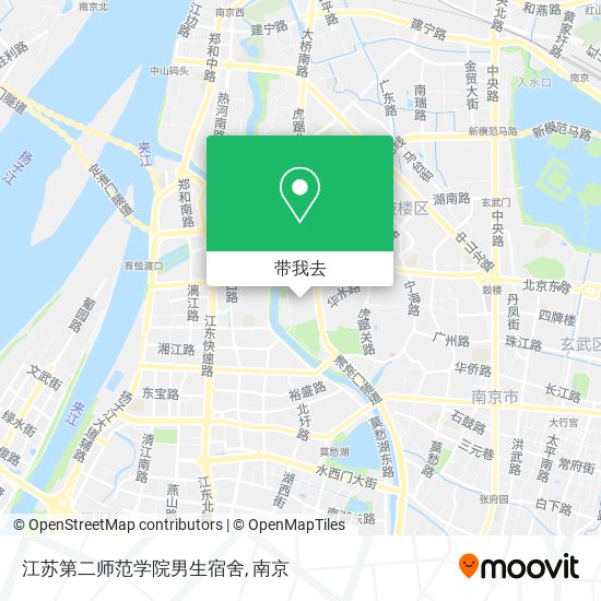 江苏第二师范学院男生宿舍地图