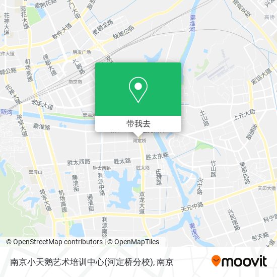 南京小天鹅艺术培训中心(河定桥分校)地图