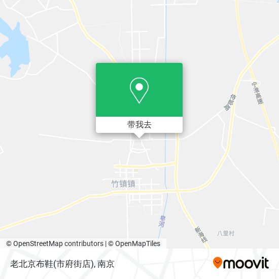 老北京布鞋(市府街店)地图