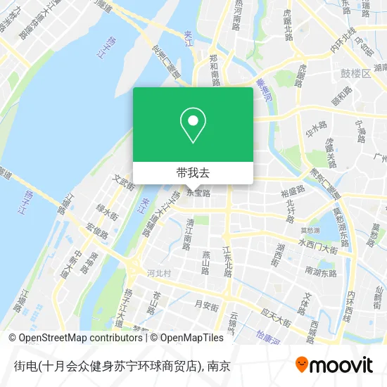 街电(十月会众健身苏宁环球商贸店)地图