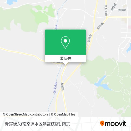 青露馒头(南京溧水区洪蓝镇店)地图