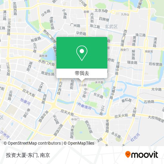 投资大厦-东门地图