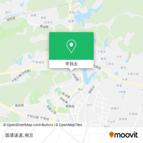 圆通速递地图