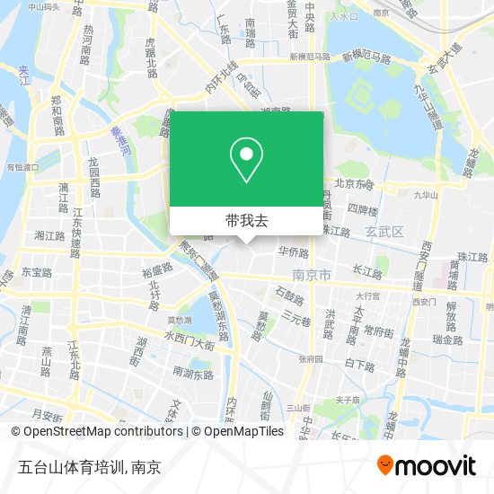 五台山体育培训地图