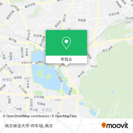 南京林业大学-停车场地图