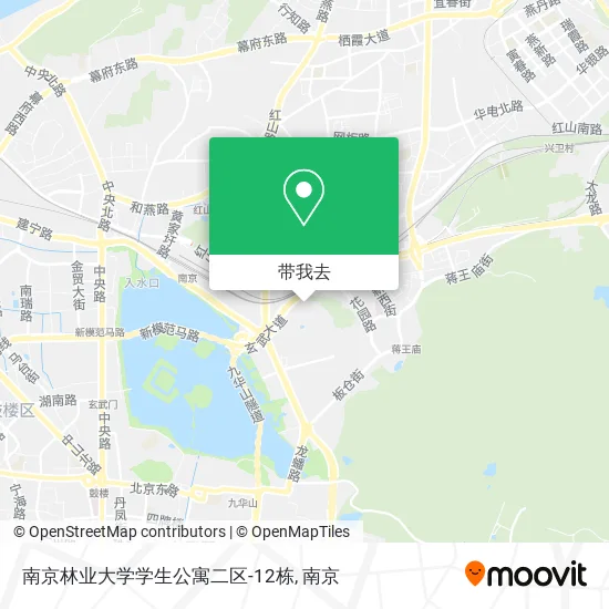 南京林业大学学生公寓二区-12栋地图