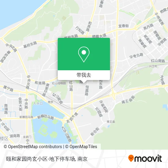 颐和家园尚玄小区-地下停车场地图