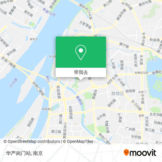 华严岗门站地图