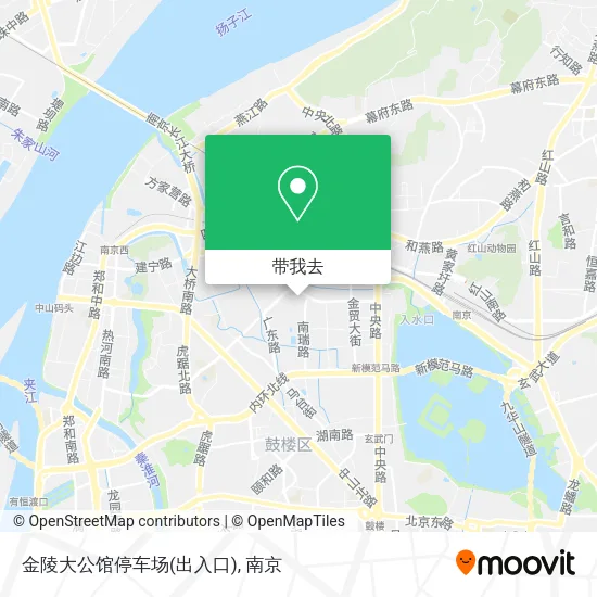 金陵大公馆停车场(出入口)地图