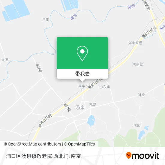 浦口区汤泉镇敬老院-西北门地图