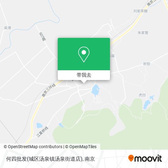 何四批发(城区汤泉镇汤泉街道店)地图