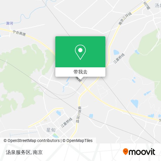 汤泉服务区地图