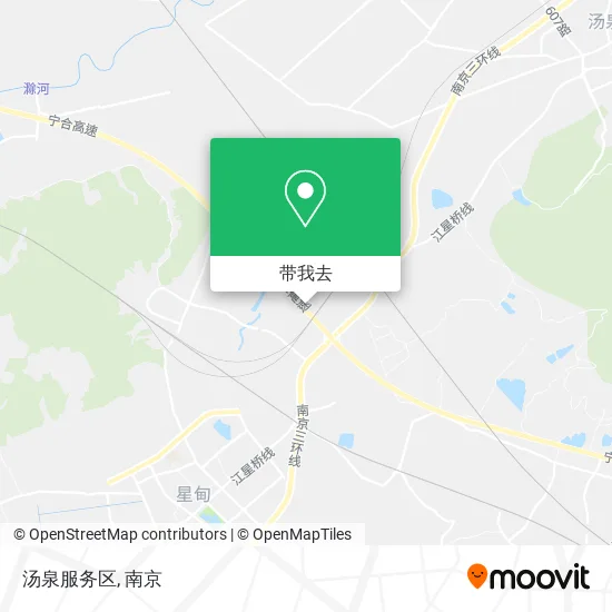 汤泉服务区地图
