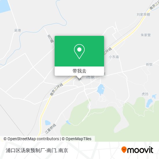 浦口区汤泉预制厂-南门地图