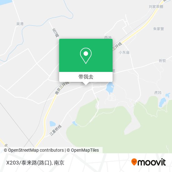 X203/泰来路(路口)地图