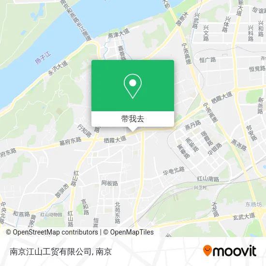 南京江山工贸有限公司地图