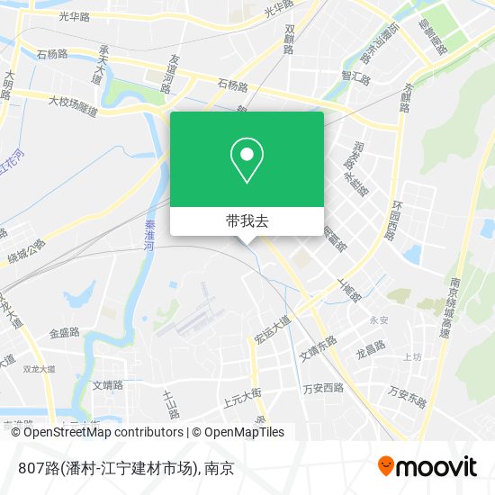 807路(潘村-江宁建材市场)地图