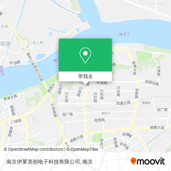 南京伊莱克创电子科技有限公司地图