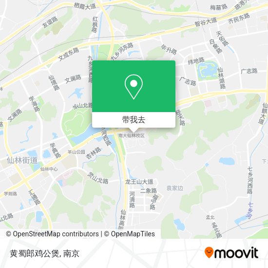 黄蜀郎鸡公煲地图