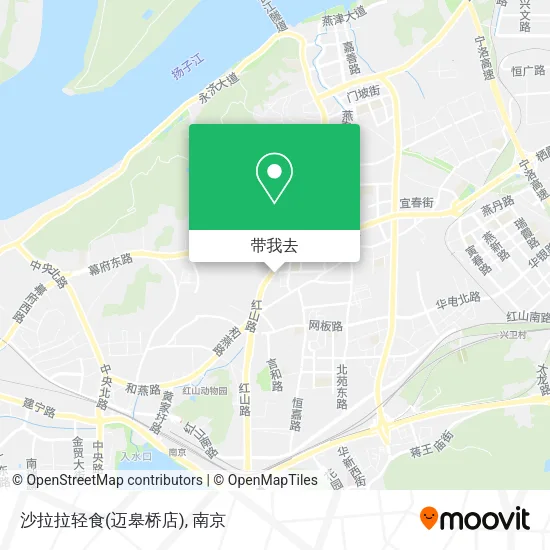 沙拉拉轻食(迈皋桥店)地图