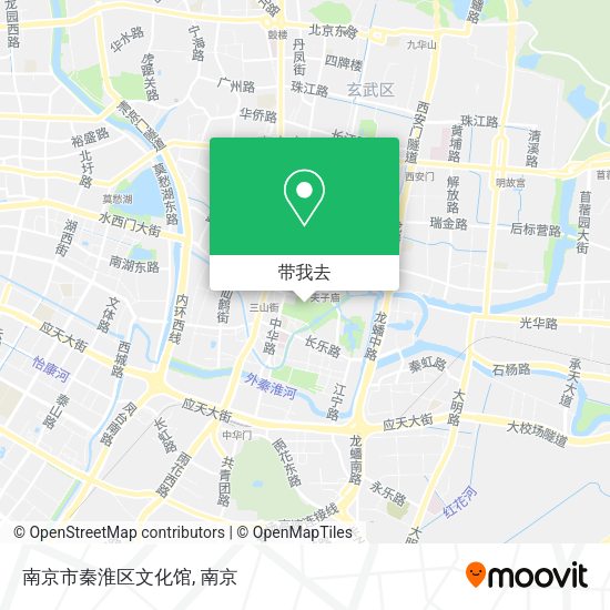 南京市秦淮区文化馆地图
