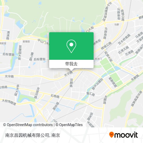 南京昌园机械有限公司地图