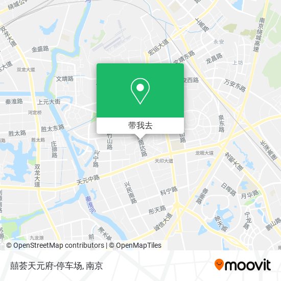 囍荟天元府-停车场地图