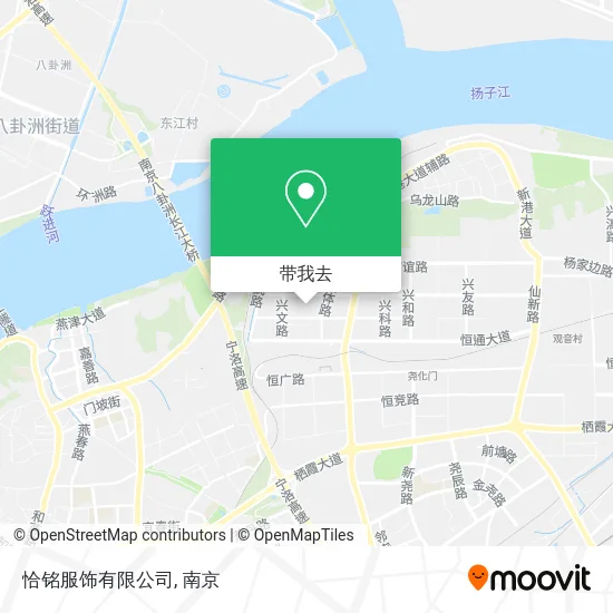 恰铭服饰有限公司地图