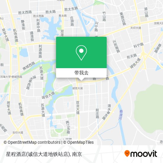 星程酒店(诚信大道地铁站店)地图
