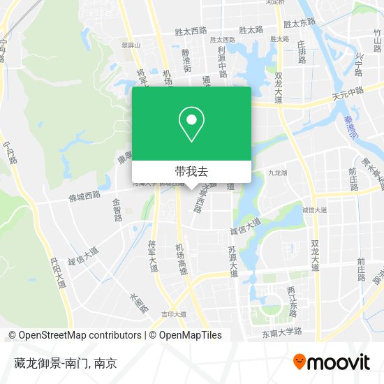 藏龙御景-南门地图