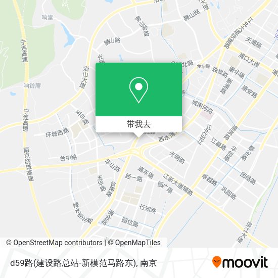 d59路(建设路总站-新模范马路东)地图