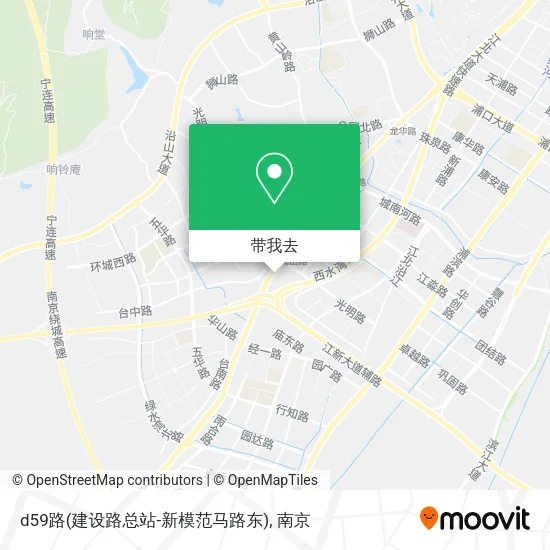 d59路(建设路总站-新模范马路东)地图